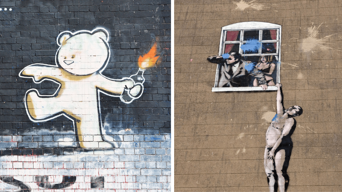 Работы Banksy в Бристоль