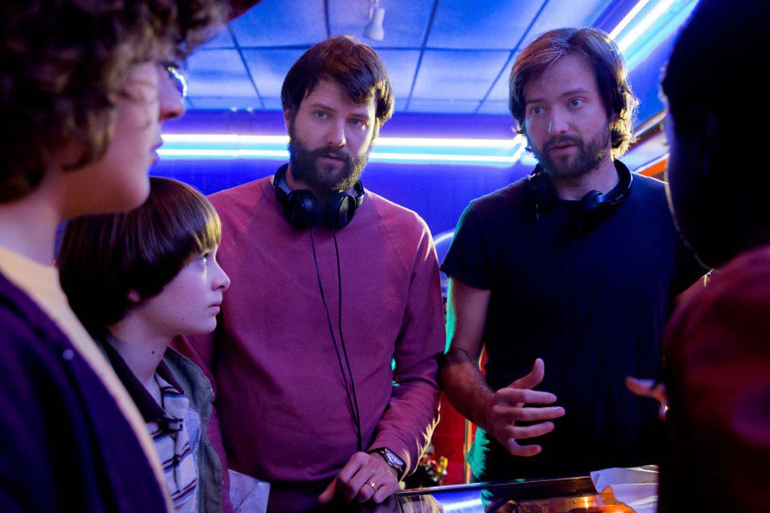 Братья Даффер на съемочной площадке