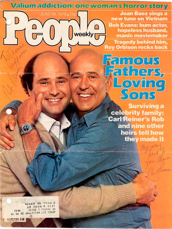 Роб Райнер с отцом на обложке журнала People