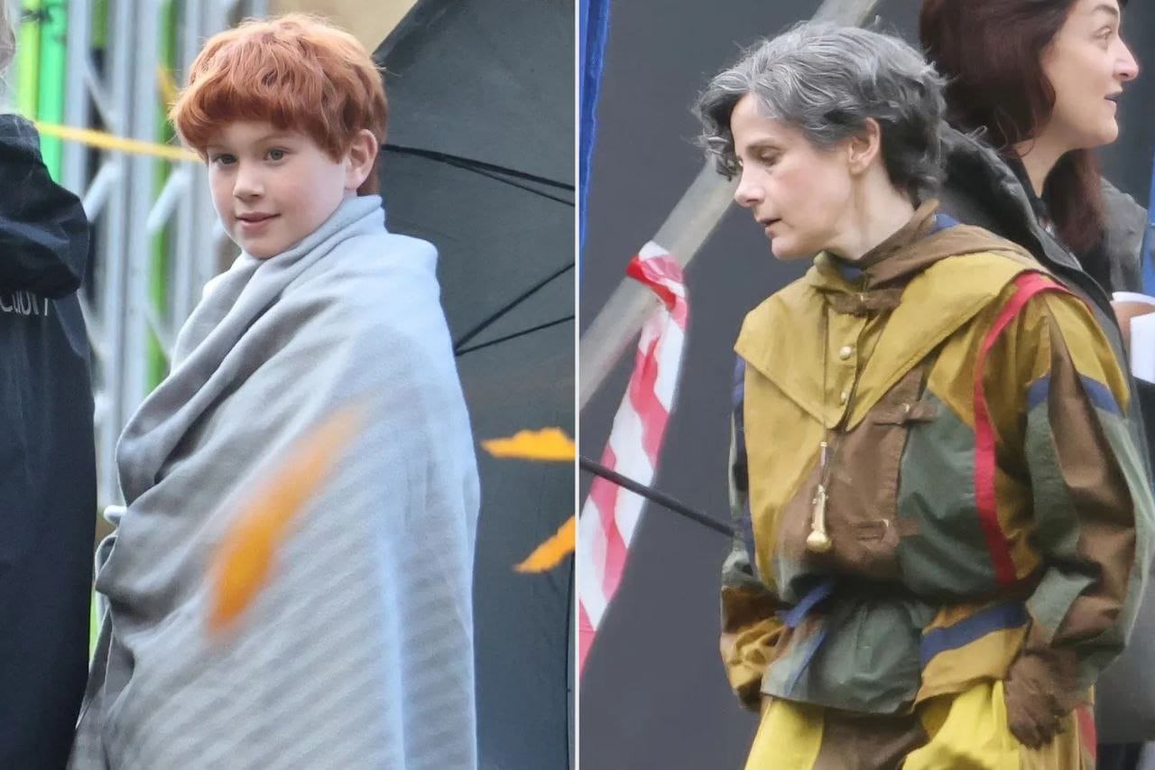 Кадры со съёмочной площадки сериала о Гарри Поттере