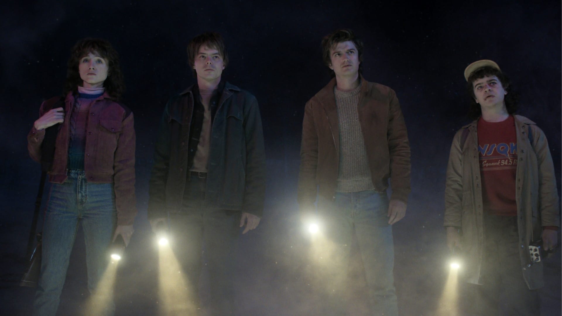 Кадр из финала «Очень странные дела»