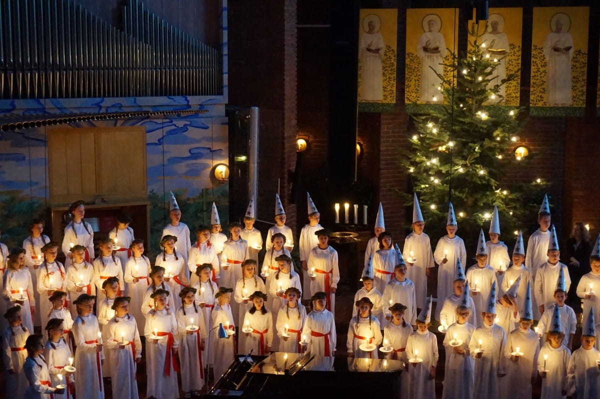 Хоровая рождественская музыка в Стокгольме