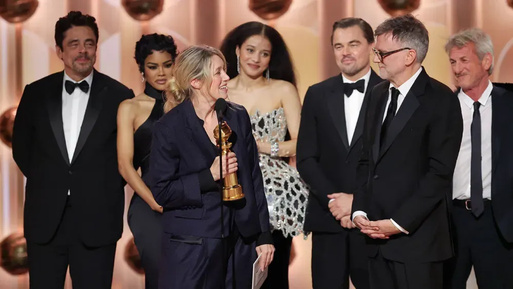 Команда фильма «Битва за битвой» получает «Золотой глобус 2026»