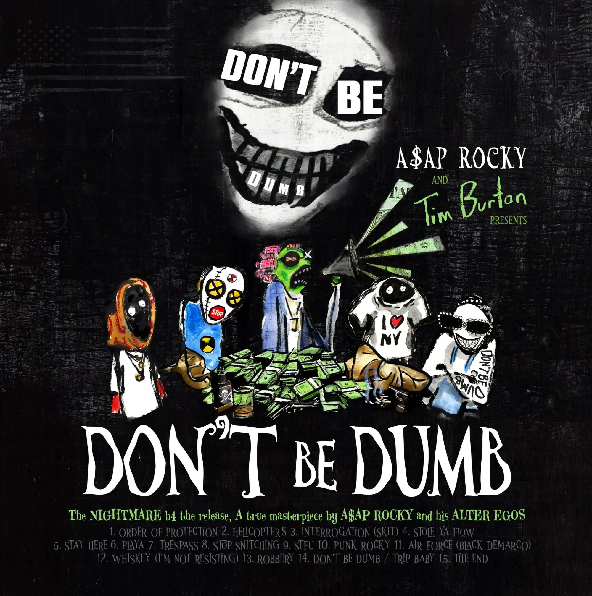 Обложка альбома A$AP Rocky — Don’t Be Dumb