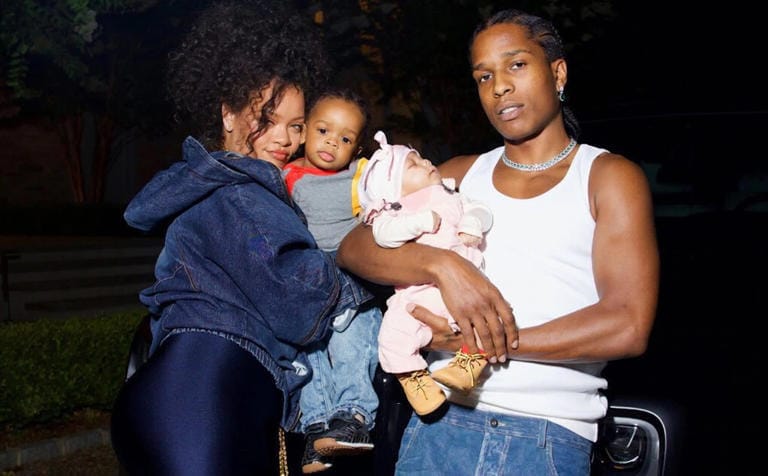 A$AP Rocky с семьей