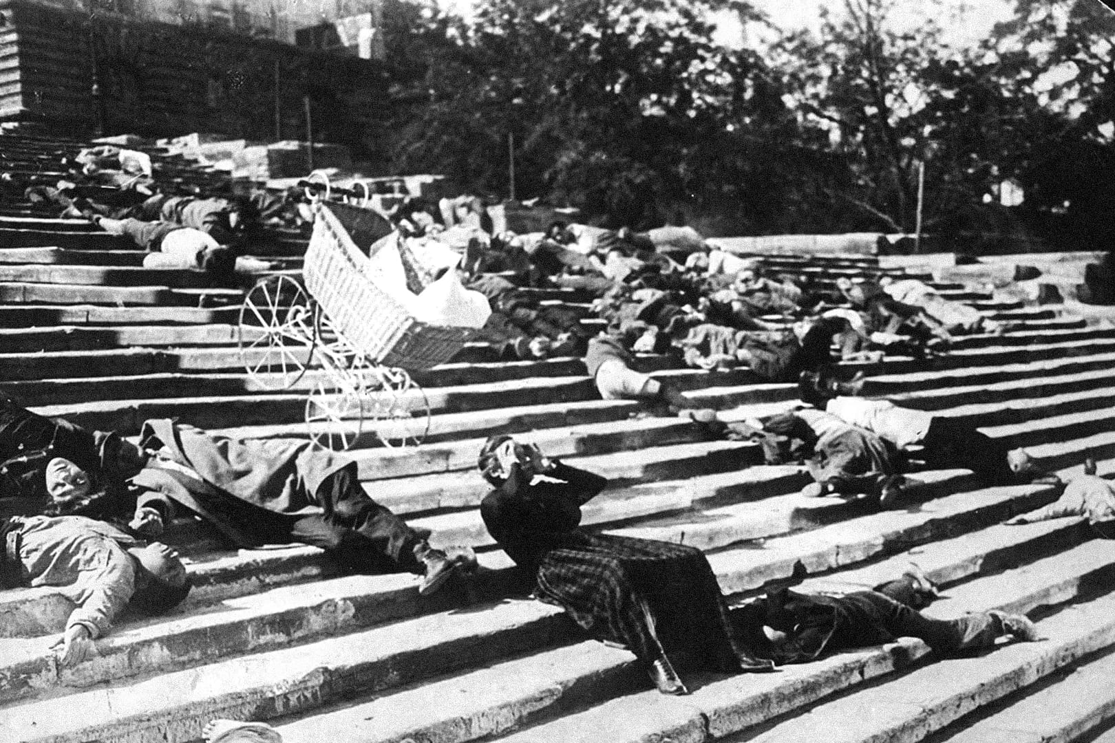 Кадр из фильма «Броненосец “Потёмкин”»