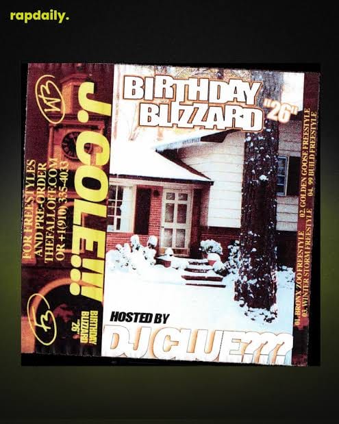Обложка EP J.Cole  — Birthday Blizzard ’26 