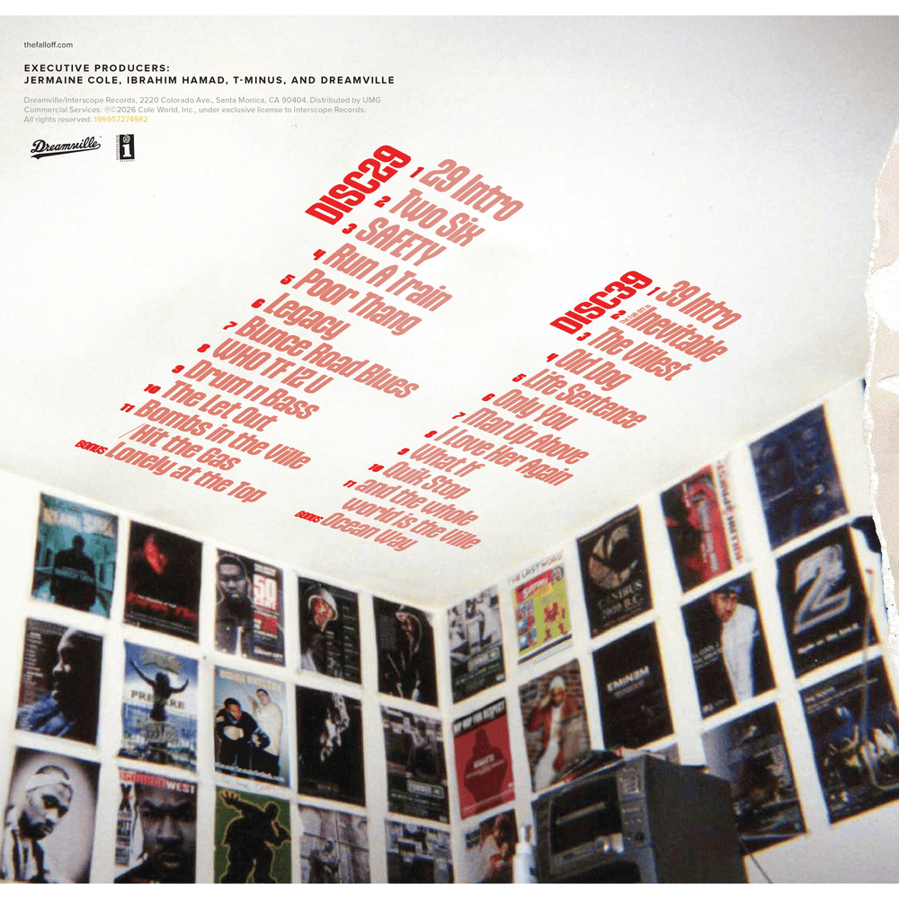 Обложки «Disc29» и «Disc39» внутри альбома «The Fall-Off»