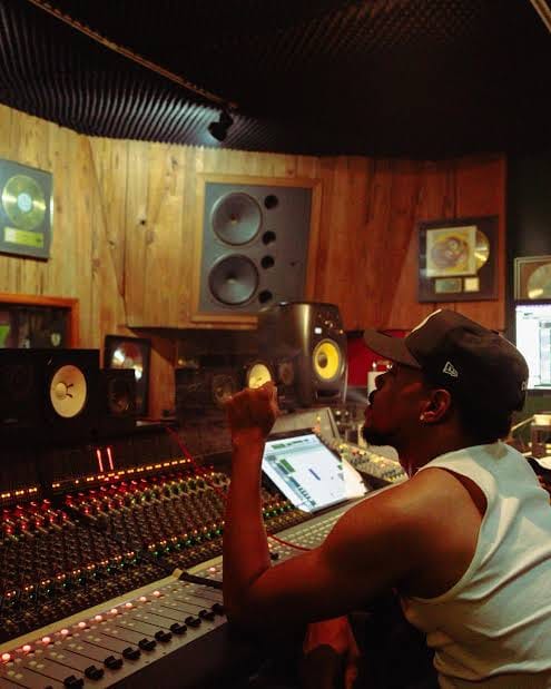 Chance the Rapper в своей студии