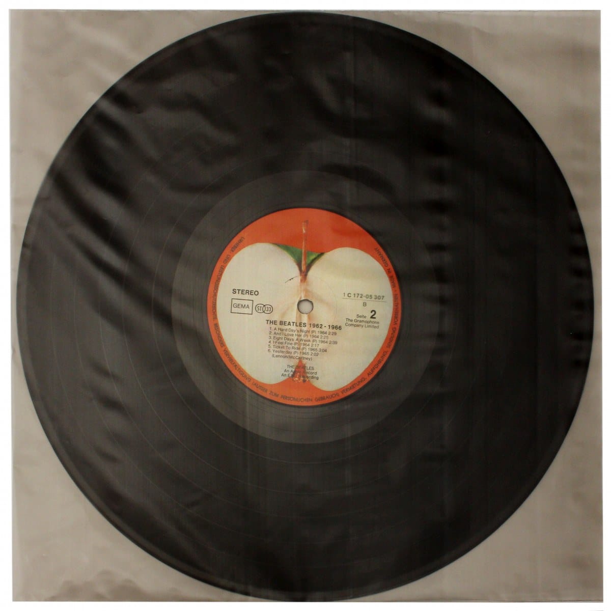 Виниловая пластинка The Beatles, 1960-е