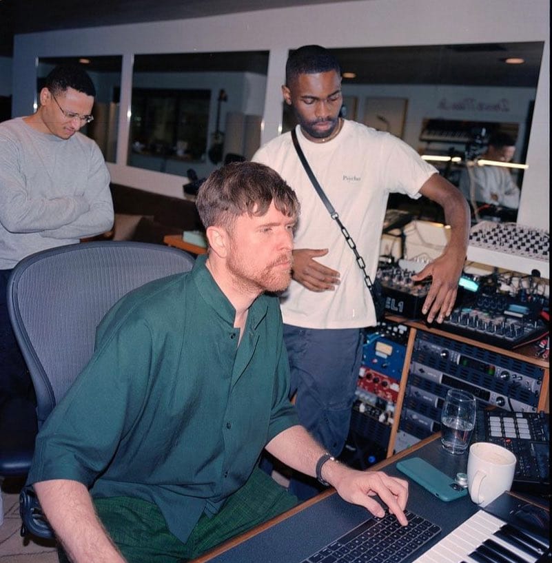 James Blake и Dave в студии