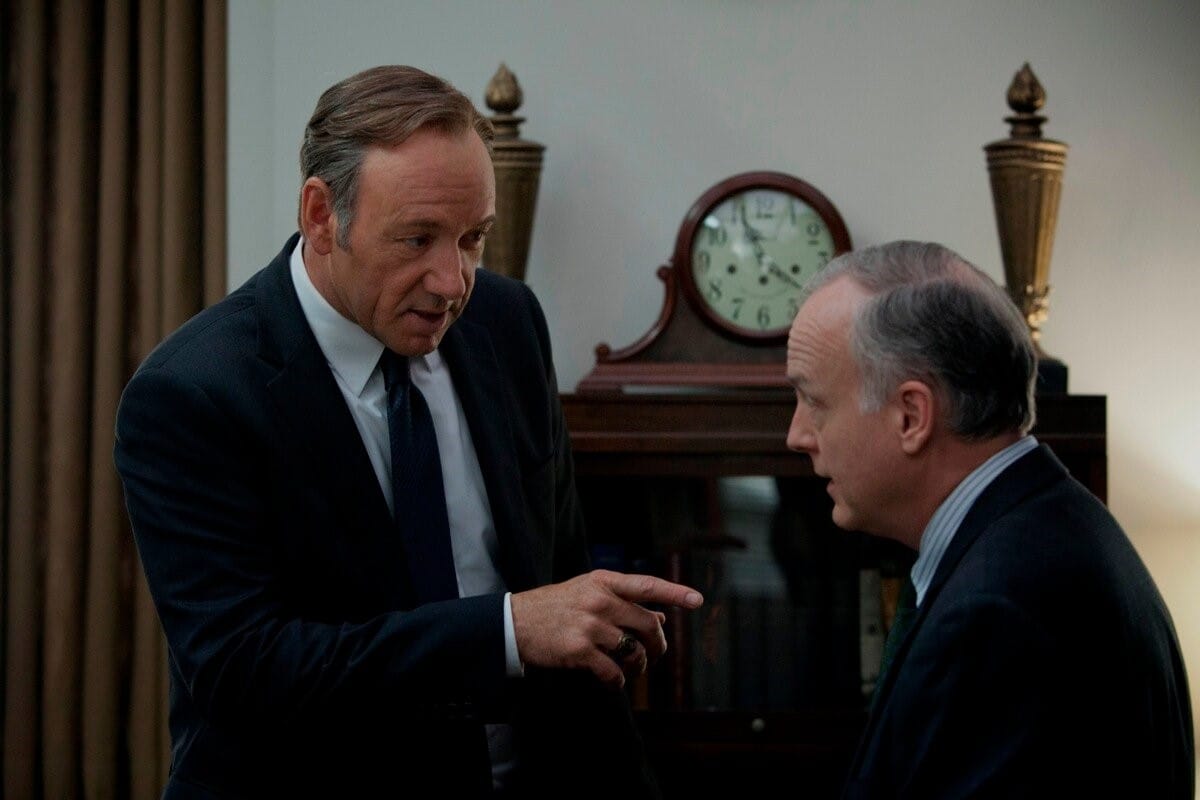 Кадр из сериала «Карточный домик»