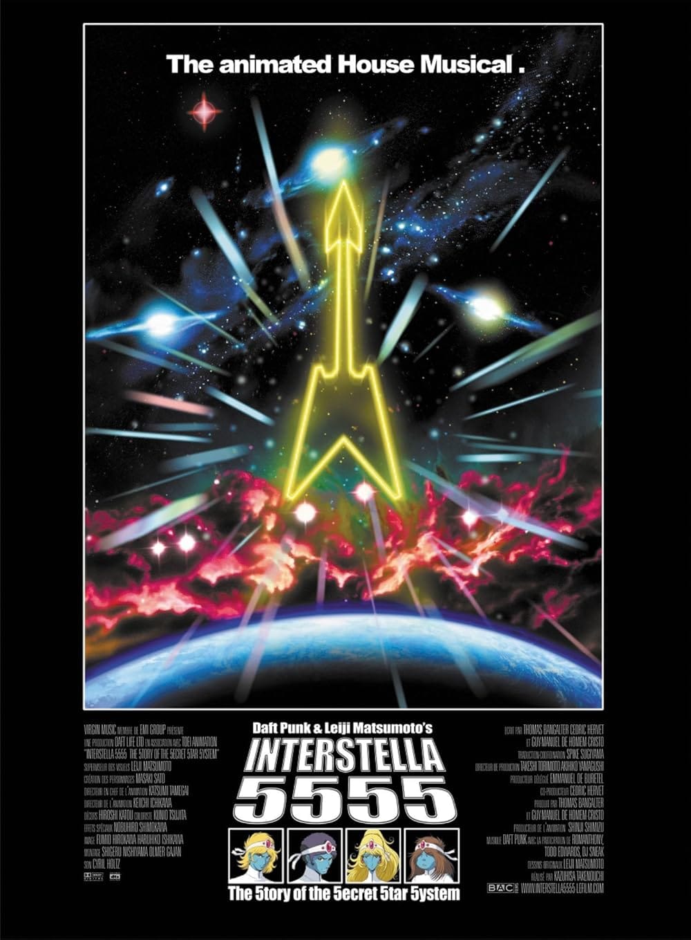 Постер к фильму «Interstella 5555»