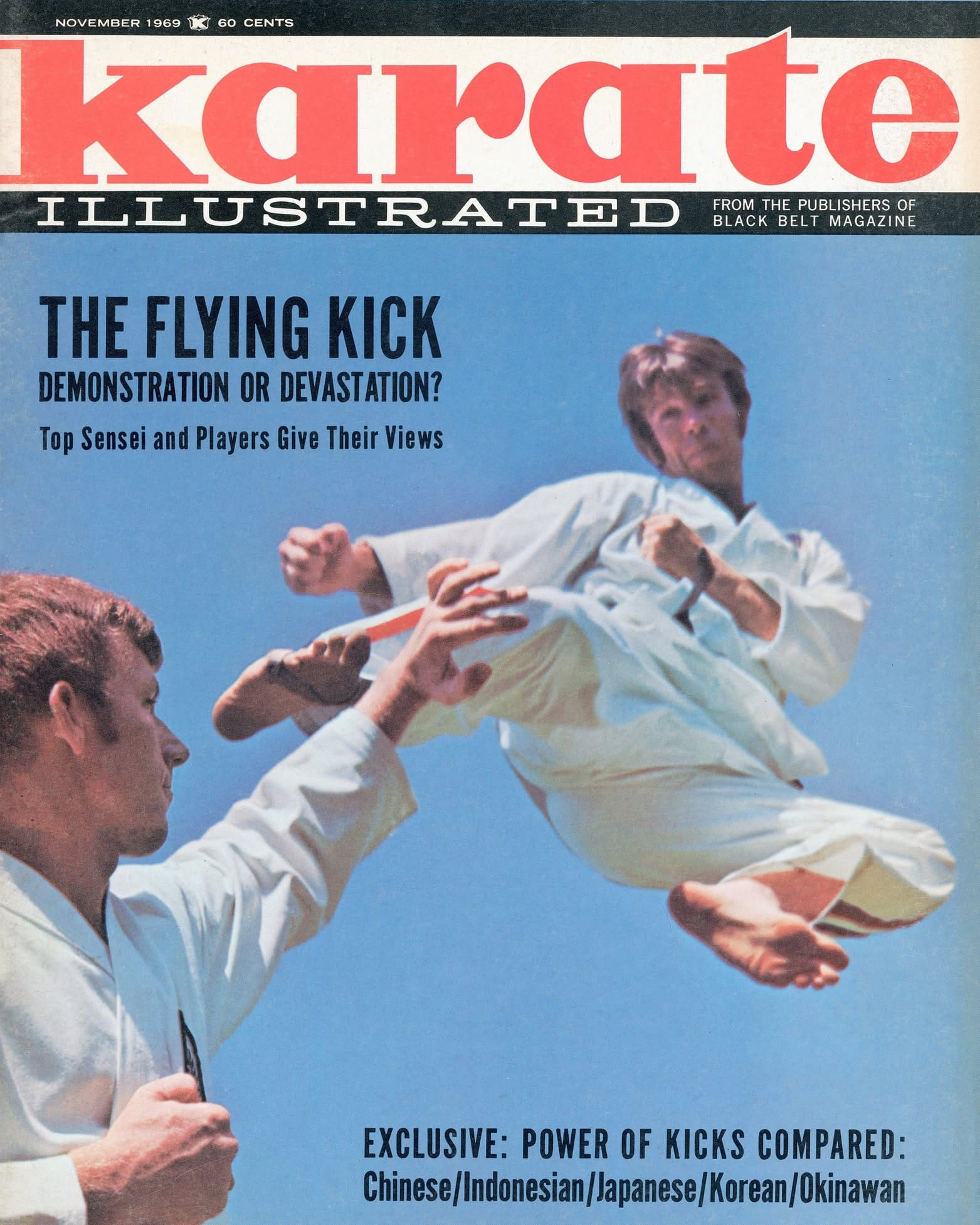 Журнал «Karate Illustrated» с Чаком Норрисом, 1969