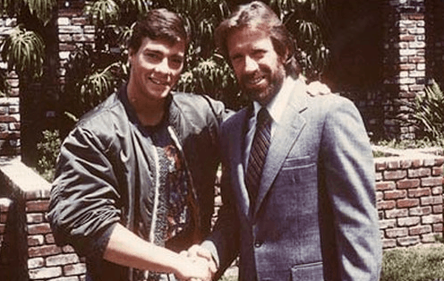 Жан-Клод Ван Дамм и Чак Норрис