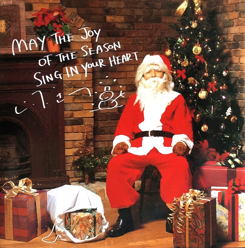 Обложка альбома рождественских песен Тацуро Ямаситы